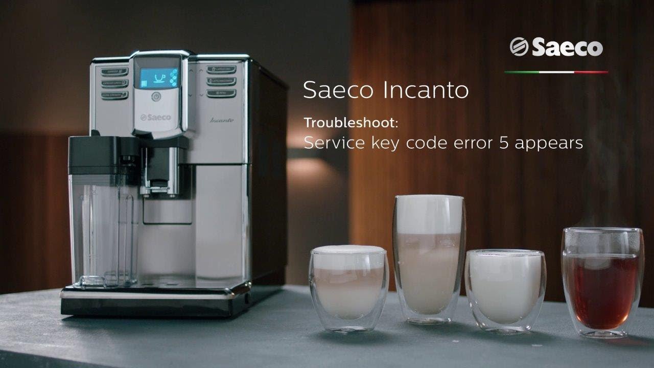 Кофемашина Philips / Saeco показывает код ошибки